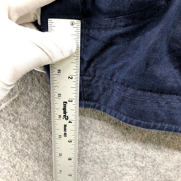 Athleta Navy Linen Shorts Size 8 but fit like a 6 - Picture 5 of 8